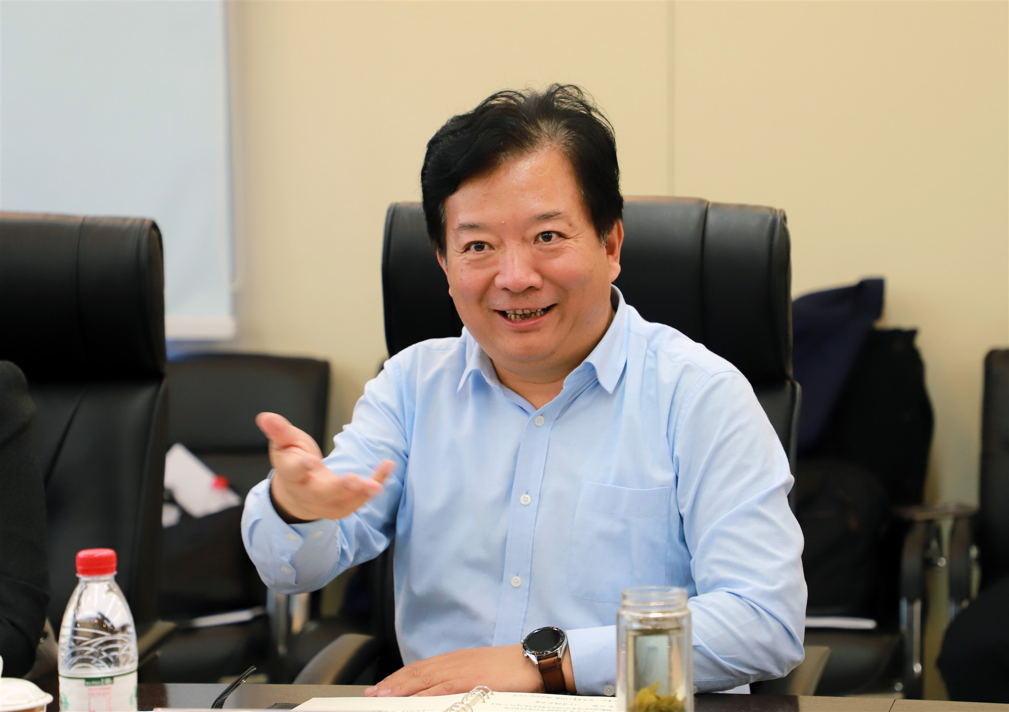 济南市副市长郑德雁视察山大地纬 勉励山大地纬做"区块链领域的